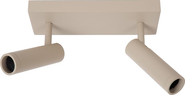 Produktbild Lucide GRADO GU10 (MR11) Deckenstrahler 2-fach Modern Taupe 22974/02/41 (GU10)