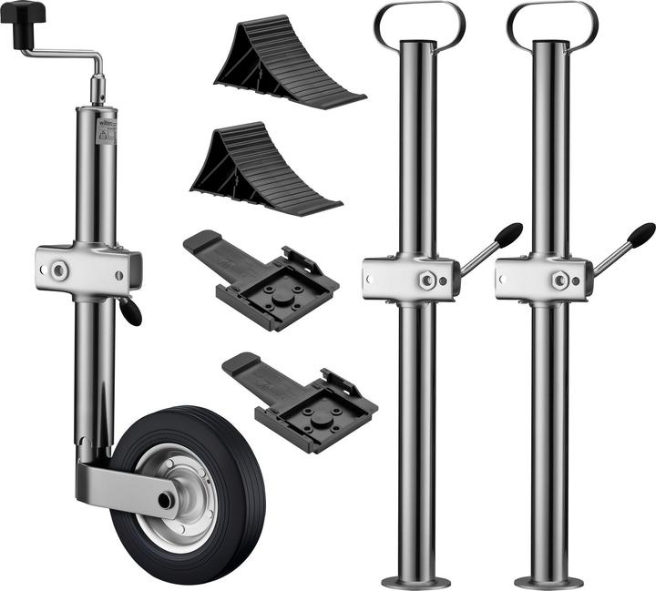 Wiltec Kit de roues de support