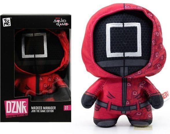 Produktbild YuMe Squid Game DZNR Plüschfigur Masked Manager Join the Game Edition 18 cm