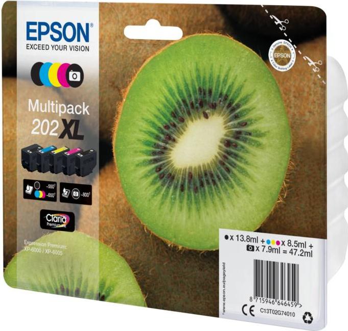 Actual product image Epson 202XL Claria Premium (FC)