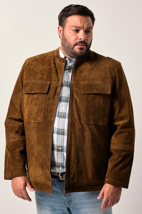Produktbild Men+ Lederjacke, Leder, bestes Rindleder, viele Taschen, bis 7 XL (XL)