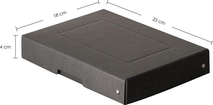 Image du produit Falken PURE Box Black A5 40 mm hauteur de remplissage noir (A5)