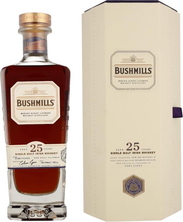 Bushmills 25 Years Old Irish Single Malt Whiskey 0,7l 46%