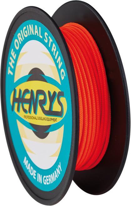 Henrys Diabolo string 10m reel fluoro red