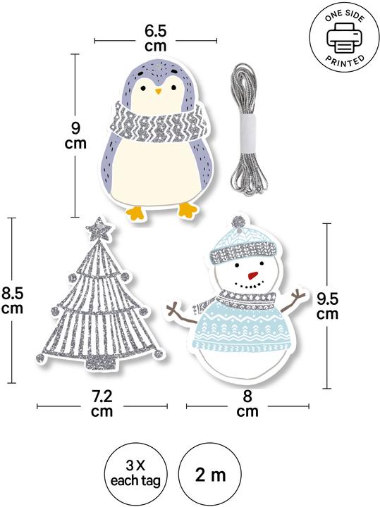 Actual product image I Am Creative Geschenkanhänger Set (9x)