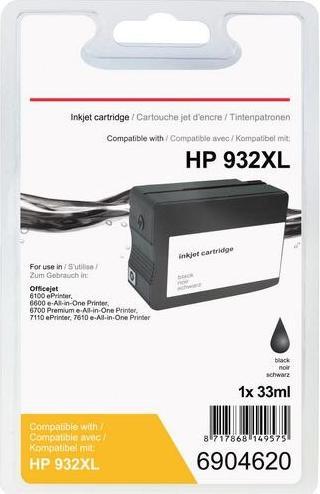 Image du produit Office Depot Cartouche d'encre Compatible HP 932XL CN053E Noir