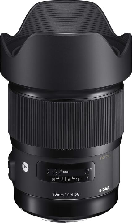 Sigma 20mm, f/1.4 DG HSM ART Canon EF (Canon EF, Canon EF-S, Vollformat)