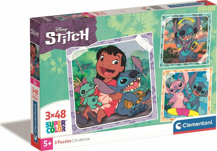 Image du produit Clementoni Stitch Puzzel 3x48pcs. (48 pièces)