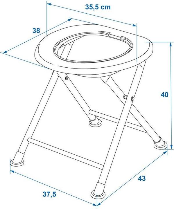 Produktbild ProPlus Camping-Toilette