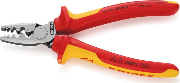 Produktbild Knipex Crimpzange für Aderendhülsen (180 mm)
