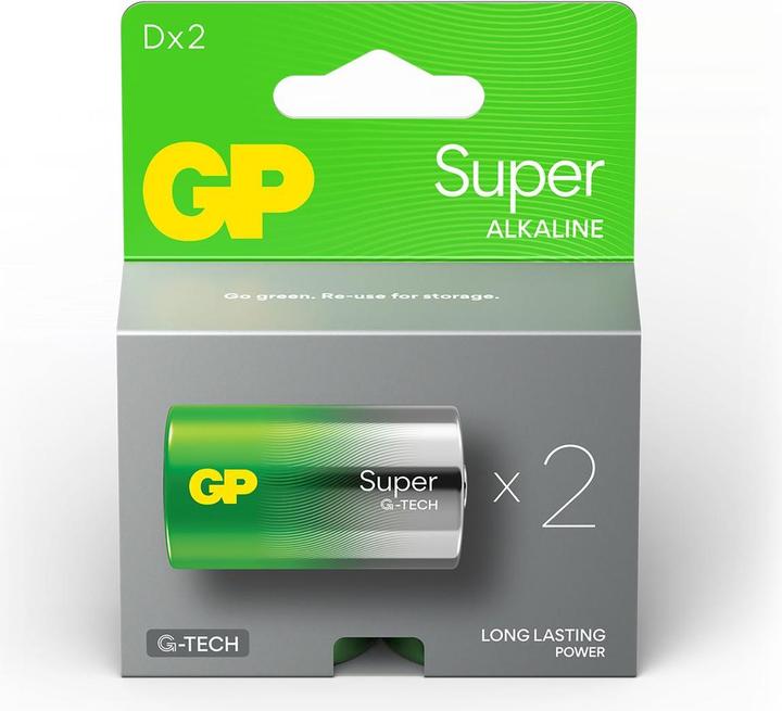 Actual product image GP Batteries Super (2 pcs., D)