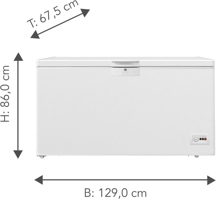 Produktbild Beko HSM37540 (Freistehend, 360 l)