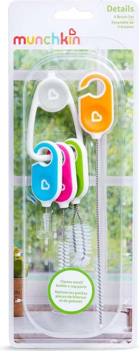 Image du produit Munchkin Details™ Kit de brosses de nettoyage pour bouteilles et gobelets