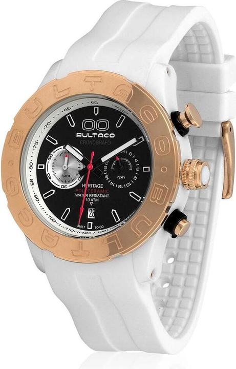 weisses Gehäuse, Schwarze Krone, Weisses Armband