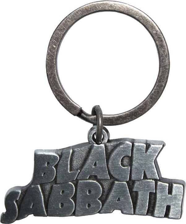 Actual product image Black Sabbath Wavy Logo Keyring