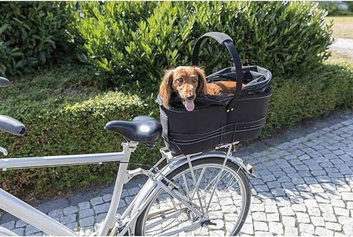 Immagine prodotto Trixie Cestino da bici lungo per un ampio bagagliaio (Cane, Lavabile)