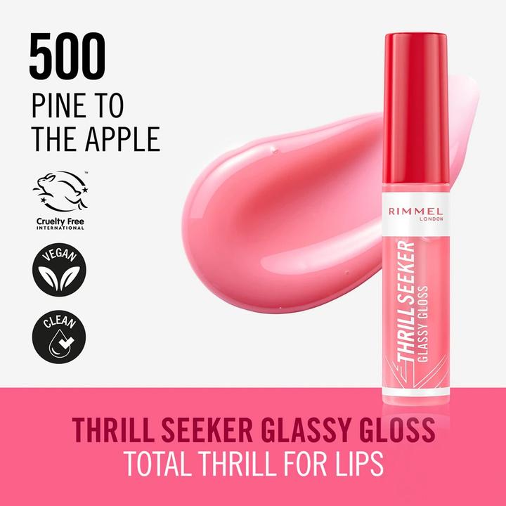 Productafbeelding Rimmel London Thrill Seeker Glassy Gloss Lip Gloss 500 Dennenappel