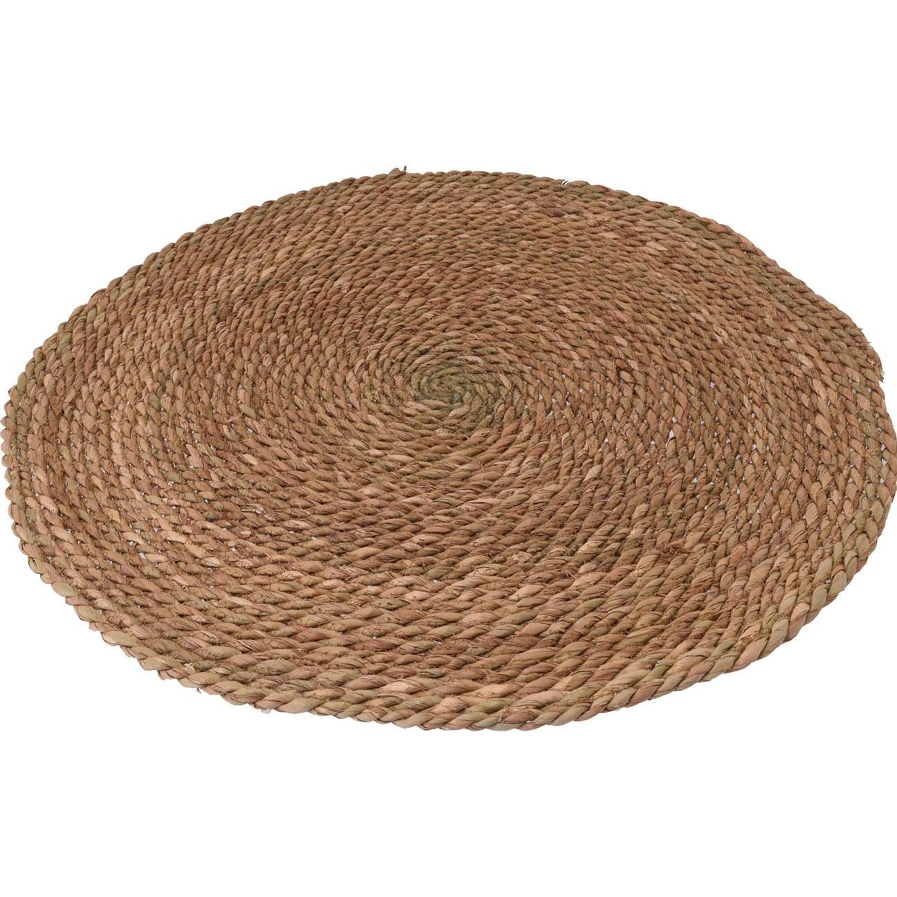 Natura Punto, Tappeto, Tappeto rotondo in rattan (80 cm)