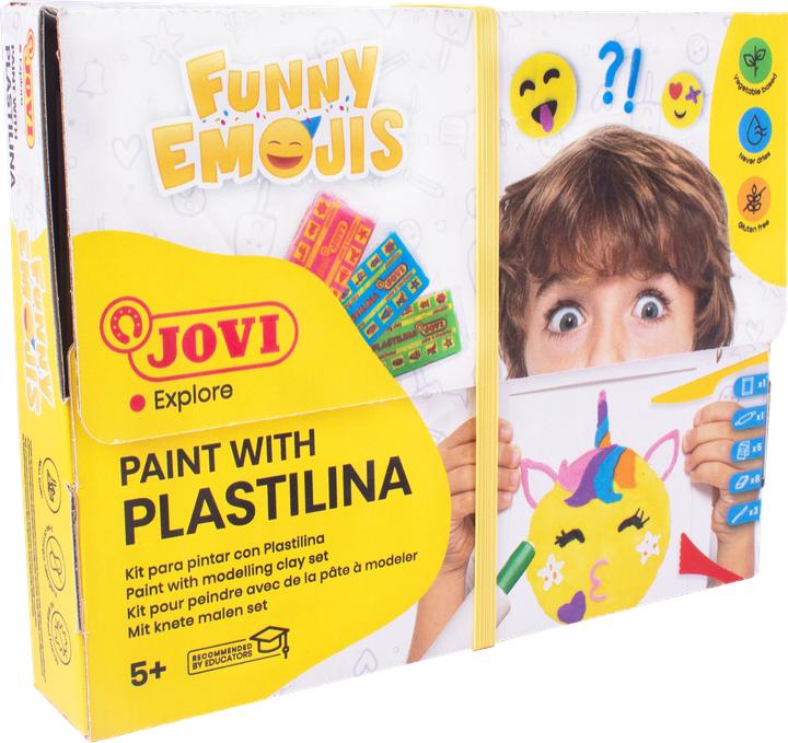 Actual product image Jovi Putty Funny Emojis assorted colours