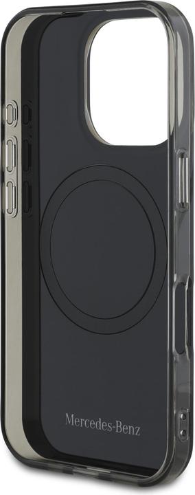 Image du produit Mercedes MEHMP16L23HBIGK iPhone 16 Pro 6.3" czarny srebrny/black silver hardcase Doubel Layer BiC (Apple iPhone 16 Pro)