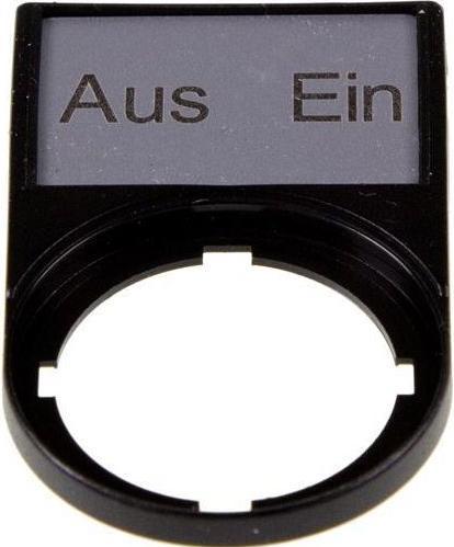 Produktbild Eaton Tastenzusatzschildträger