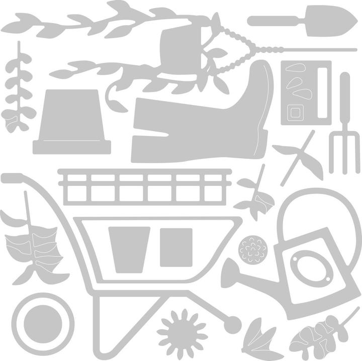 Produktbild Sizzix Thinlits Die Set 23PK Garden Shed von Sophie Guilar (23 Stk.)