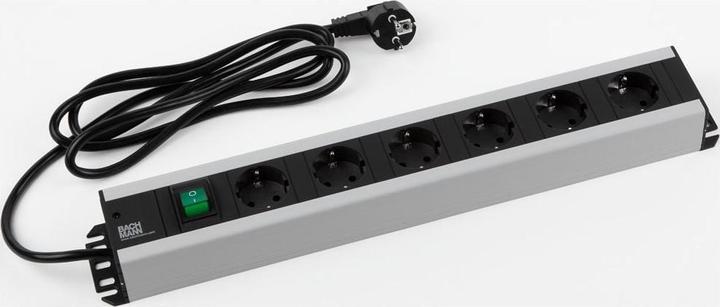 Produktbild Bachmann Verlängerungsschnur (6 x, CEE 7/3, 2 m)