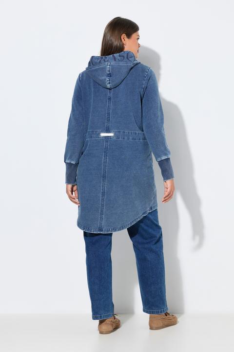 Image du produit Laurasøn Veste en molleton aspect denim (54)