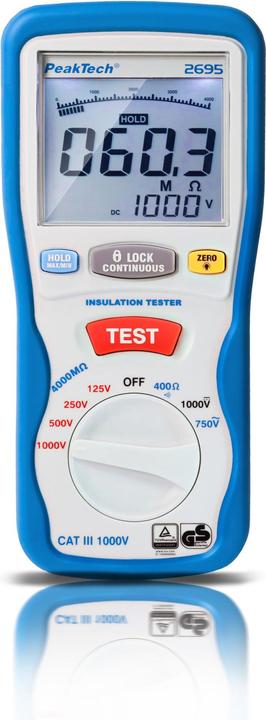 Image du produit Peaktech P 2695 Appareil de mesure de l'isolation