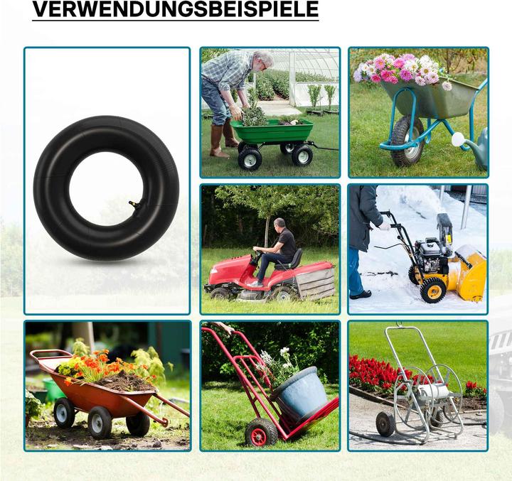 Produktbild Wiltec Schlauch Luftschlauch Rasenmäherreifen TR87 13x5.00-6 Rasentraktor Aufsitzmäher (Rasentraktor, Gartenmaschinen Ersatzteile)