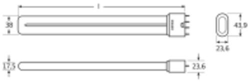 Actual product image Osram Dulux L (2G11, 40 W, 3500 lm, 1 x, G)