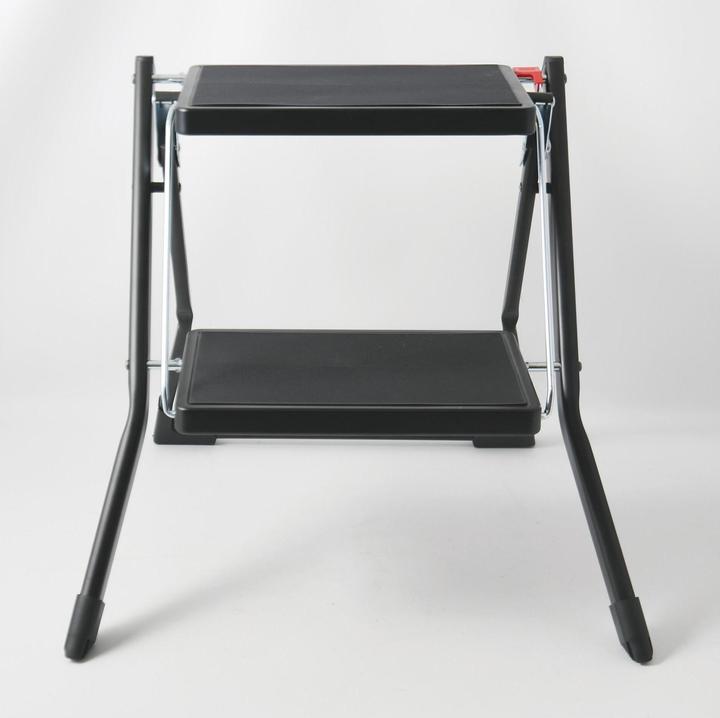 Produktbild Steinbach Trittleiter 2 Stufen Klappbar schwarz Matt (Trittleiter, 48.50 cm)