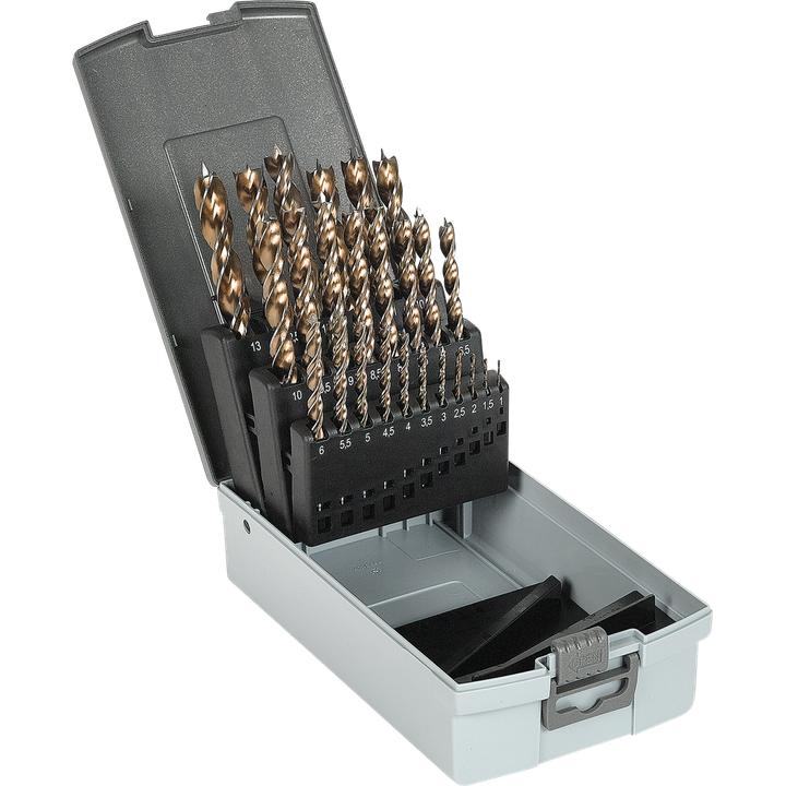 Actual product image Alpen Cassette drilling TIMBER TWIST KP 1.0-13.0x0.5mm 25 pcs 0067100025100 (1 mm - 13 mm)
