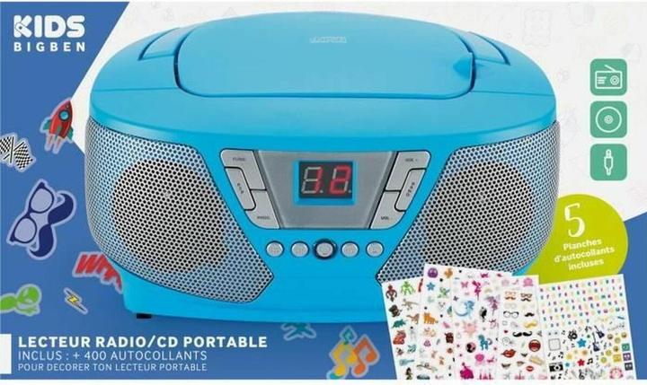 Actual product image Bigben CD60 Kids - blue