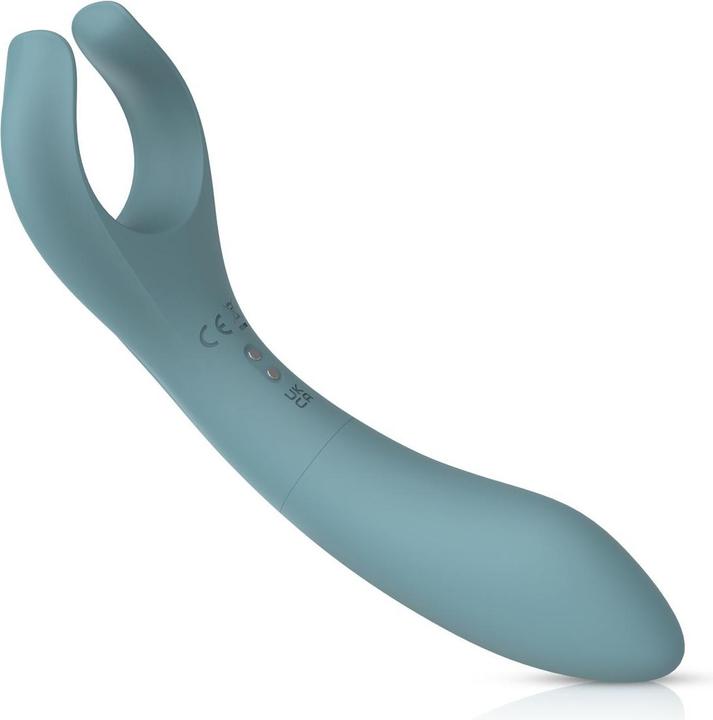 Actual product image Bloom The Peony Couple Vibrator - Green