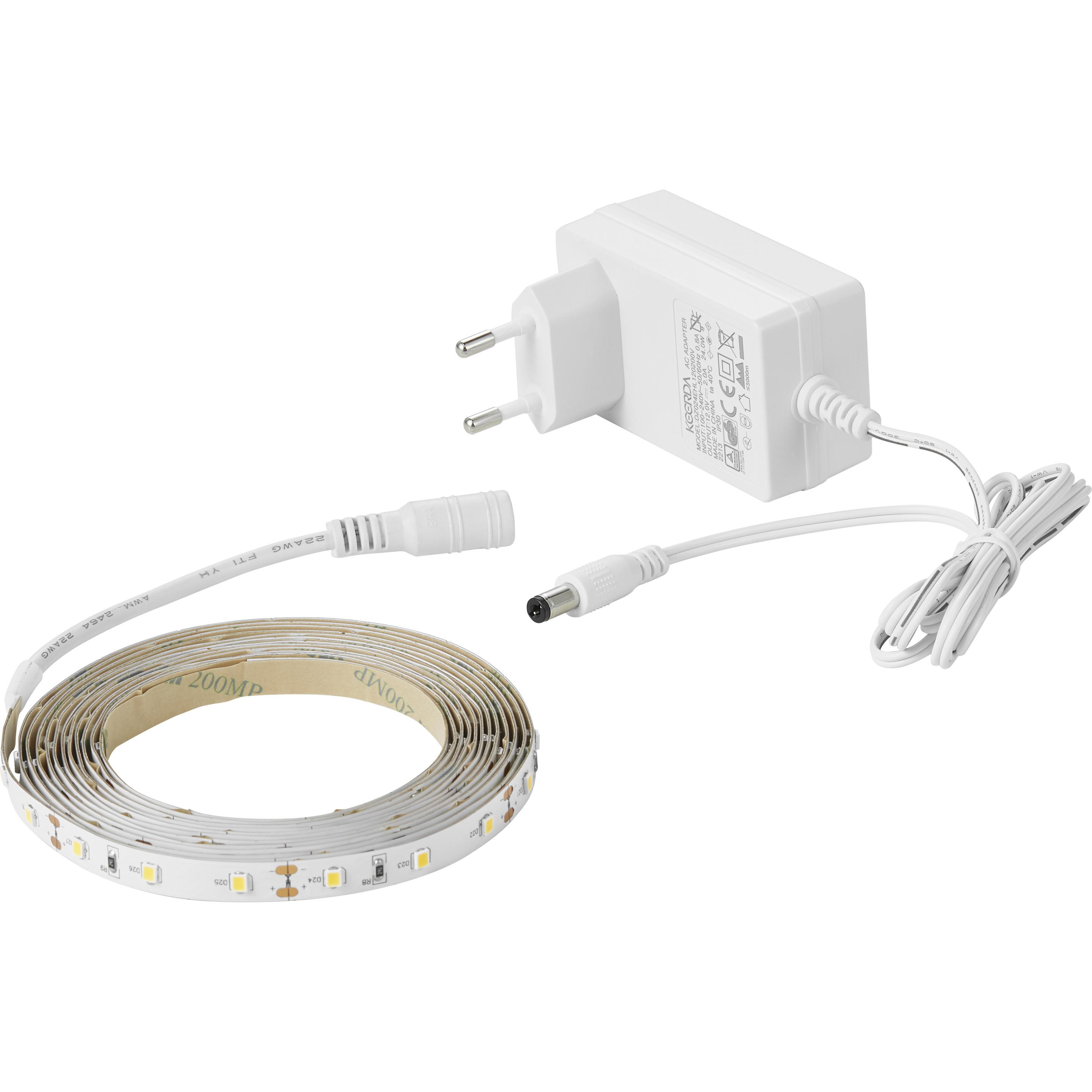 Nordlux, LED Streifen, Led Strip LED 3-Meter 2210329901 (Warmweiss, 300 cm, Indoor)