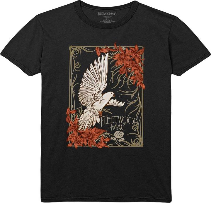 Immagine prodotto Fleetwood Mac Maglietta unisex adulto in cotone con colomba (L)