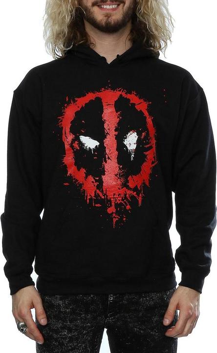 Image du produit Deadpool Sweat à capuche en coton Splat Face pour hommes (XXL)