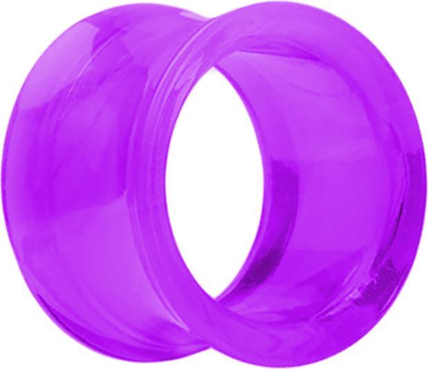 Produktbild Star Piercing Flared Tunnel violett (ohne Messing, Kunststoff)