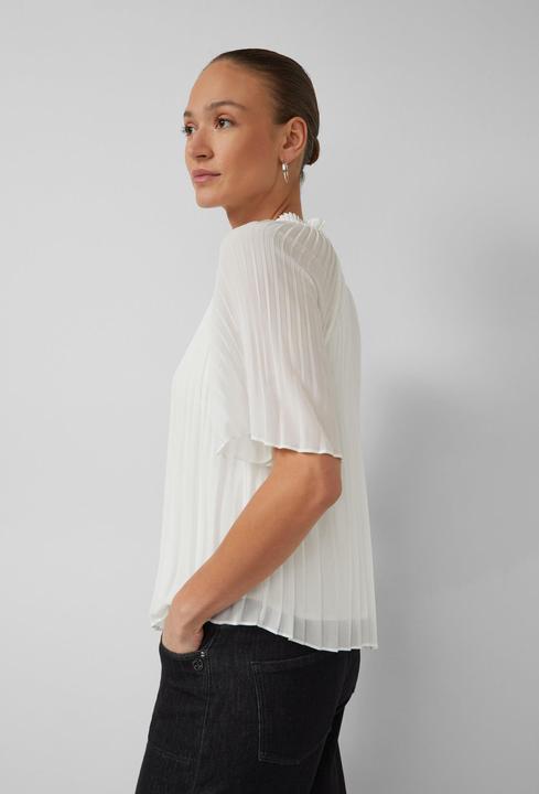 Immagine prodotto s.Oliver Bluse Festliche Chiffon-Bluse mit Plissee und Rüschen (46)