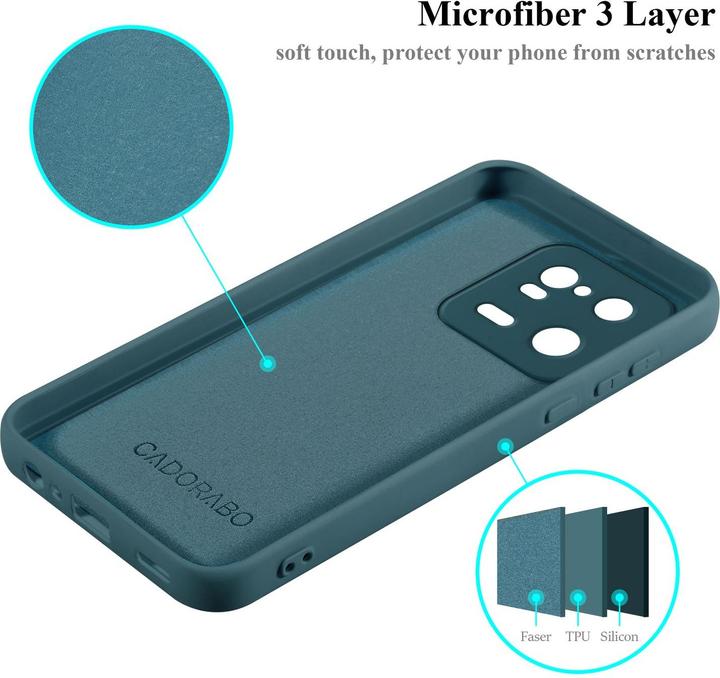 Image du produit Cadorabo Housse pour Xiaomi 13 Pro 5G TPU avec protection liquide Design en silicone (Xiaomi Redmi Note 13 Pro 5G)