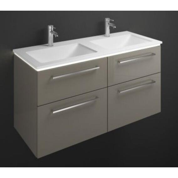 Thumbnail - burgbad, Badmöbelset, Eqio Mineralguss-Waschtisch inklusive Waschtischunterschrank und LED-Waschtischunterschrankb