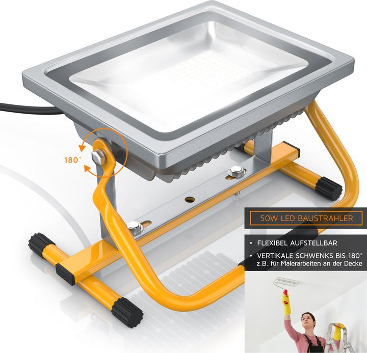 Image du produit Brandson Projecteur de chantier à LED 50 W (4800 lm)