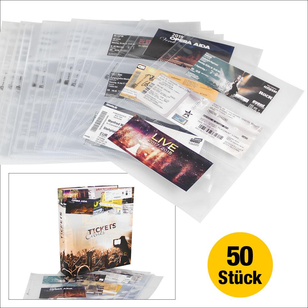 Schwäbische Albumfabrik, Fotoalbum, 50 Ersatzblätter für Eintrittskarten