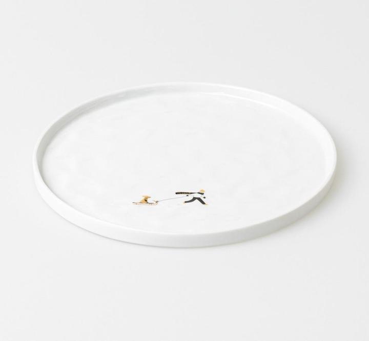 Actual product image Räder Teller „Schneetag“, Hund, 22 cm (1x, 22 cm)