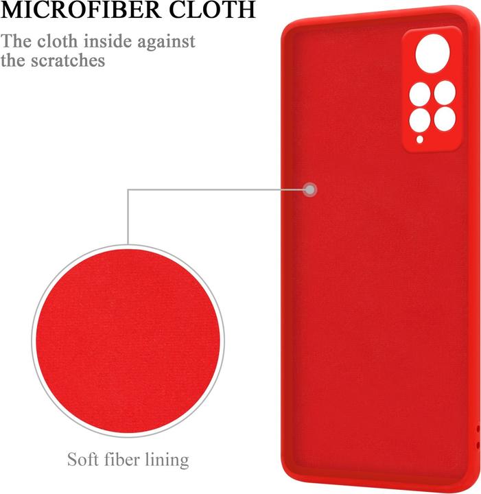Actual product image Cadorabo TPU Liquid Ring Silicone Case Cover for Xiaomi RedMi NOTE 11 PRO 4G / 5G