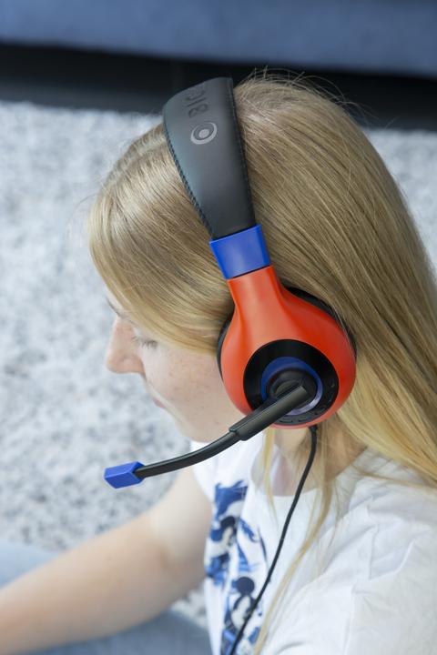 Produktbild Bigben Cuffie Stereo Gaming V1 Bicolor Mario Blu/Rosso Switch (Kabelgebunden)