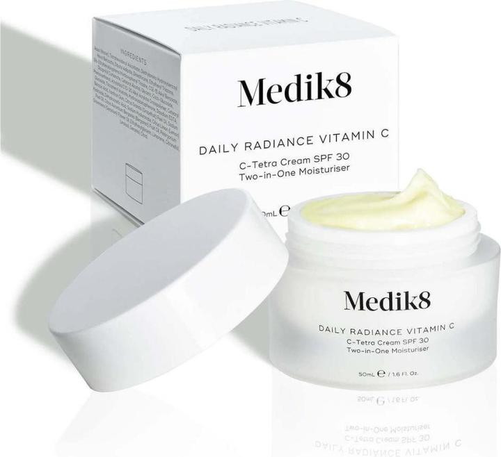 Produktbild Medik8 Daily Radiance Vitamin C C-Tetra Cream SPF 30 Two-in-One Moisturiser 50ml (Körperlotion, 50 ml)