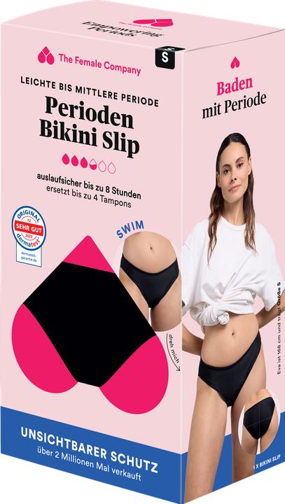 The Female Company Perioden Bikini Slip Schwarz