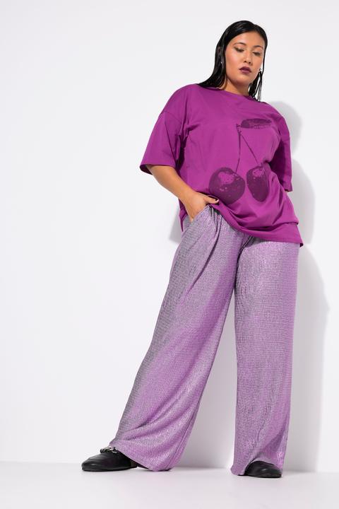 Produktbild Studio Untold Glitzerhose, Wide Straight Legs, Glittereffekt (48)